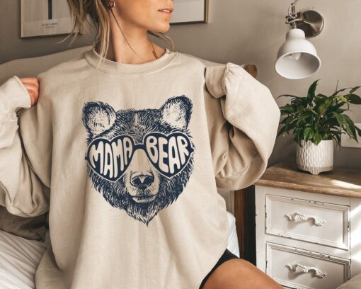 mama bear sweatshirt for mom life cute mom shirt ideal for new mom gifts baby shower and mothers day vajko