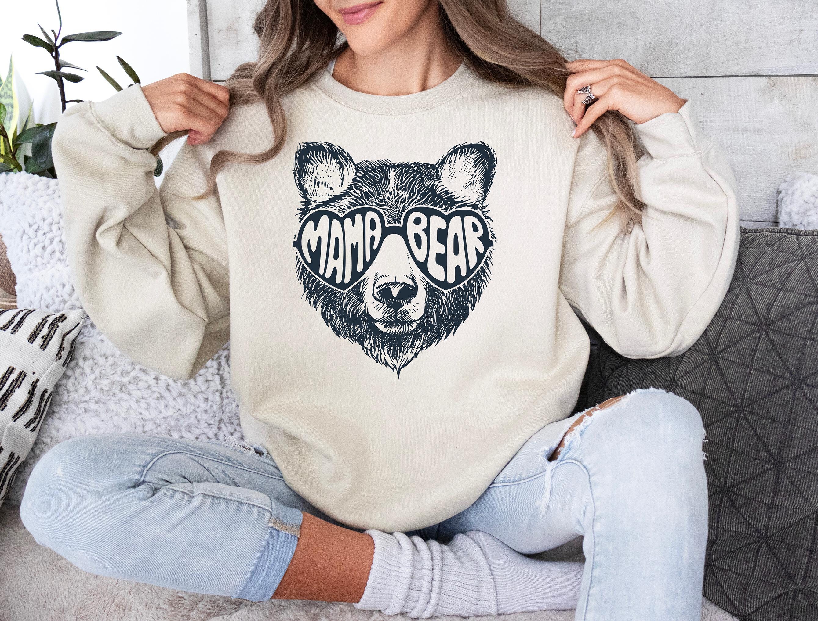 mama bear sweatshirt retro mom life crewneck funny t shirt for new moms baby shower gift unique motherhood apparel jgc7t scaled