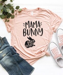 mama bunny shirt for expecting moms cute pregnancy top easter t shirt baby bunny design perfect for easter celebrations finks