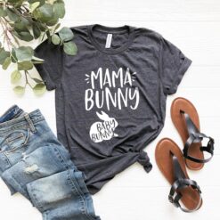 mama bunny shirt for expecting moms cute pregnancy top easter t shirt baby bunny design perfect for easter celebrations lyhg3
