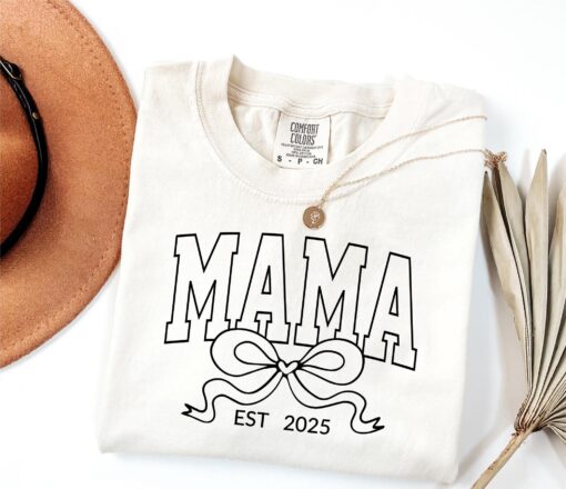 mama coquette bow est shirt for moms pregnancy announcement cute mom shirt best mom ever gift for mothers day and birthdays fwdwg