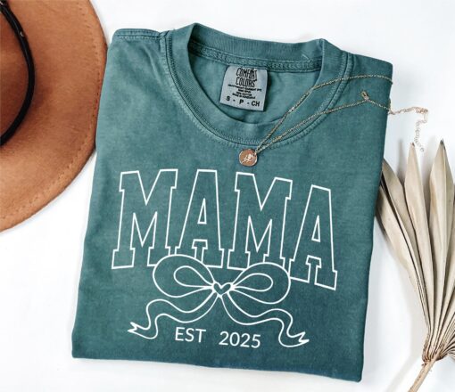 mama coquette bow est shirt for moms pregnancy announcement cute mom shirt best mom ever gift for mothers day and birthdays ijhpl
