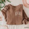 mama est 2025 sweatshirt cute mom life shirt for new moms best mothers day gift personalized first time mom apparel nmcln