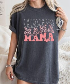 mama heart leopard t shirt personalized for mama valentines day cute mom life shirt unique gift for mothers day bavpg