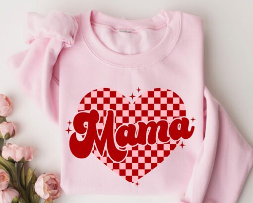 mama heart sweatshirt for valentines day cute mama shirt love shirt unique valentine sweatshirt for moms fkqsd