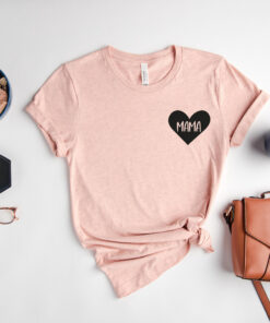 mama heart t shirt custom mom life tee mothers day shirt funny mom graphic tees for best mom ever mubow