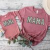 mama leopard shirt for mothers day matching mini leopard shirt and flower mama t shirt for mamas girl vbmvp