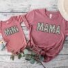mama leopard shirt for mothers day matching mini leopard shirt and flower mama t shirt for mamas girl vbmvp scaled