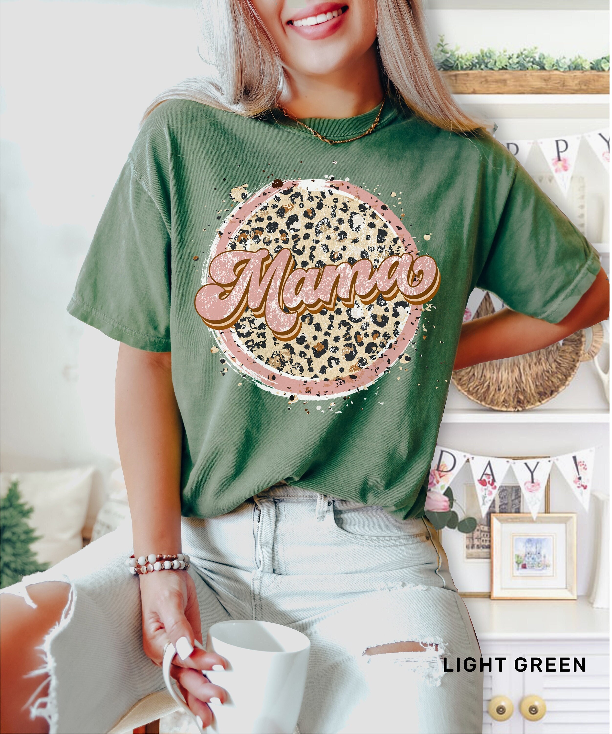 mama leopard t shirt for mom life best mom ever shirt cute mothers day gift funny mom shirt vintage style tee n7htz