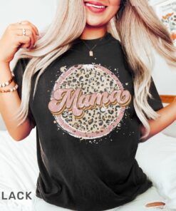 mama leopard t shirt for mom life best mom ever shirt cute mothers day gift funny mom shirt vintage style tee t1frc