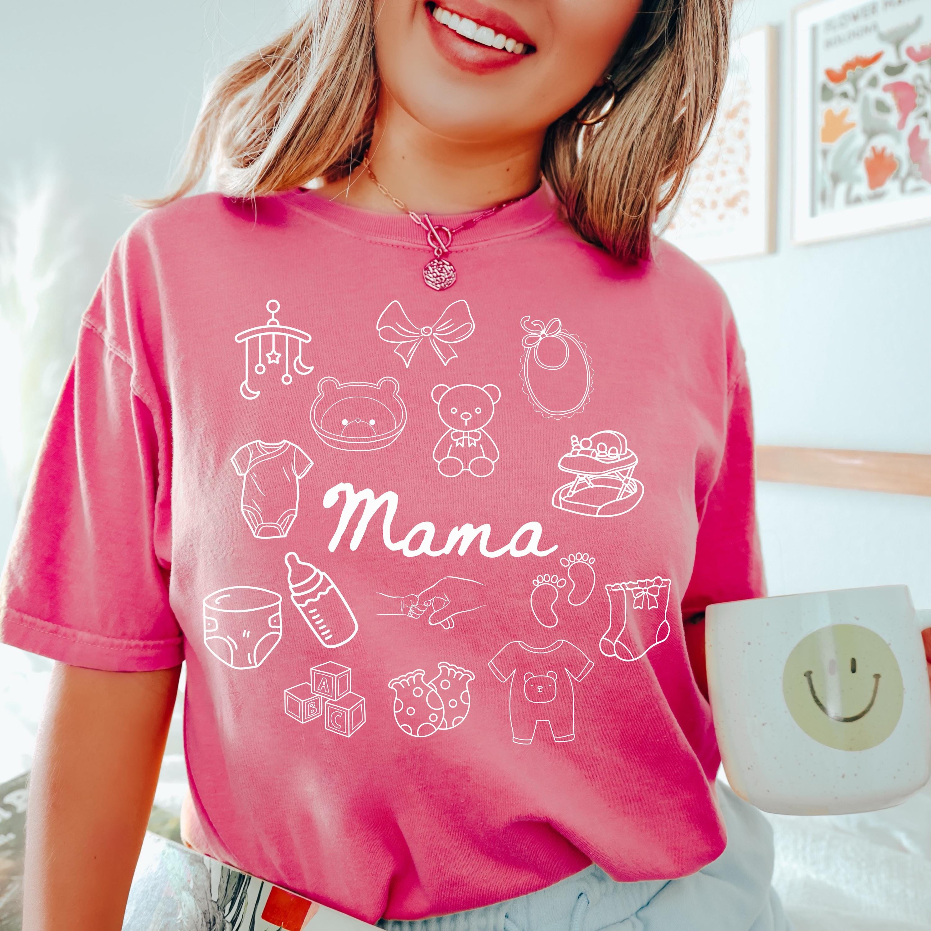 mama life t shirt for new moms funny pregnancy reveal shirt mothers day gift cute mama tee gotwt scaled