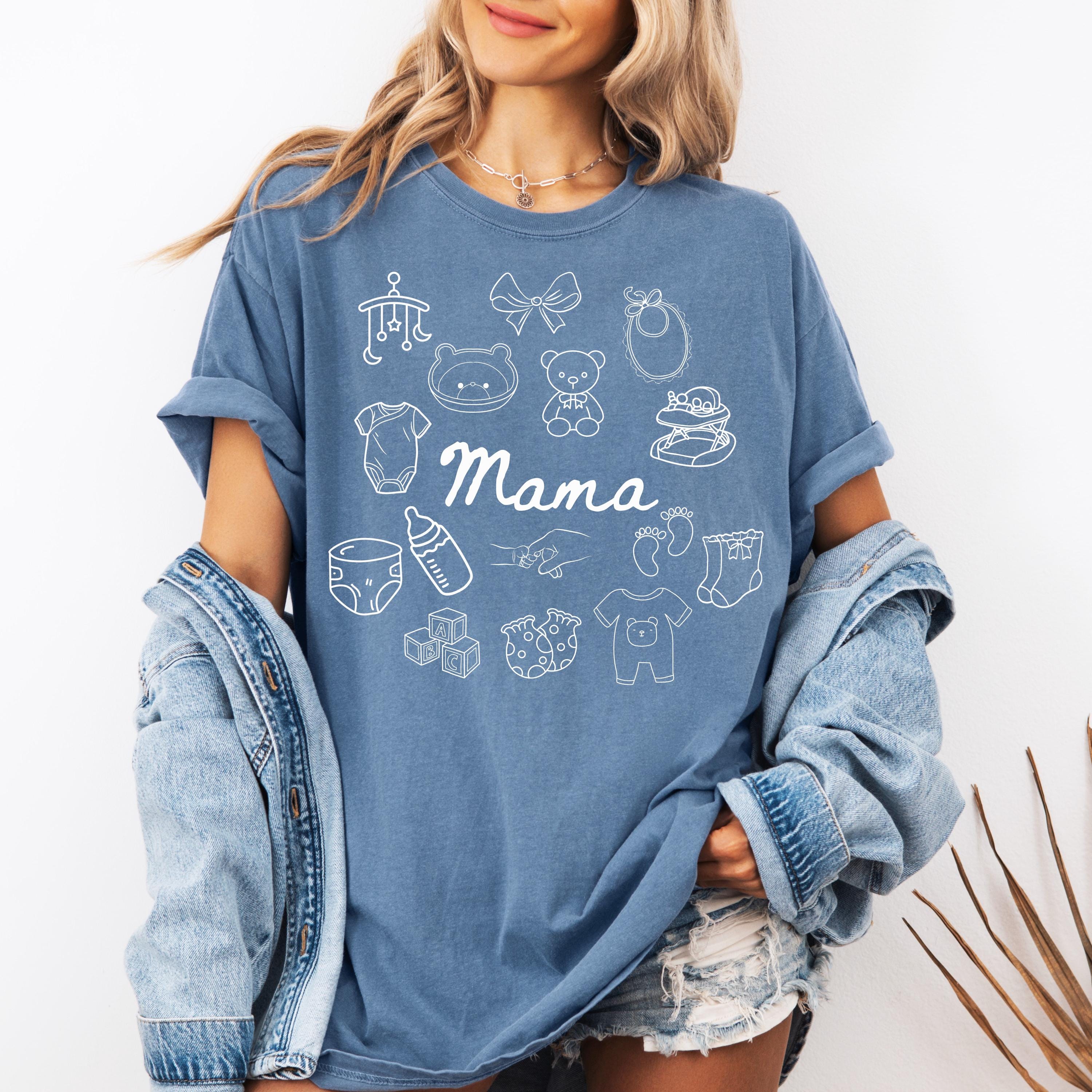 mama life t shirt for new moms funny pregnancy reveal shirt mothers day gift cute mama tee p912r scaled