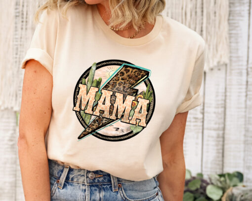 mama lightning bolt sweatshirt with leopard print for mom life funny mothers day shirt best mom ever gift noyrk
