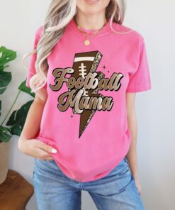 mama lightning football shirt for sports moms game day wear comfortable womens mom life tee k9evd