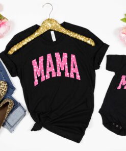 mama mini matching set for mother daughter shirts cute baby and mama shirt new mom gift idea for baby shower eed2w