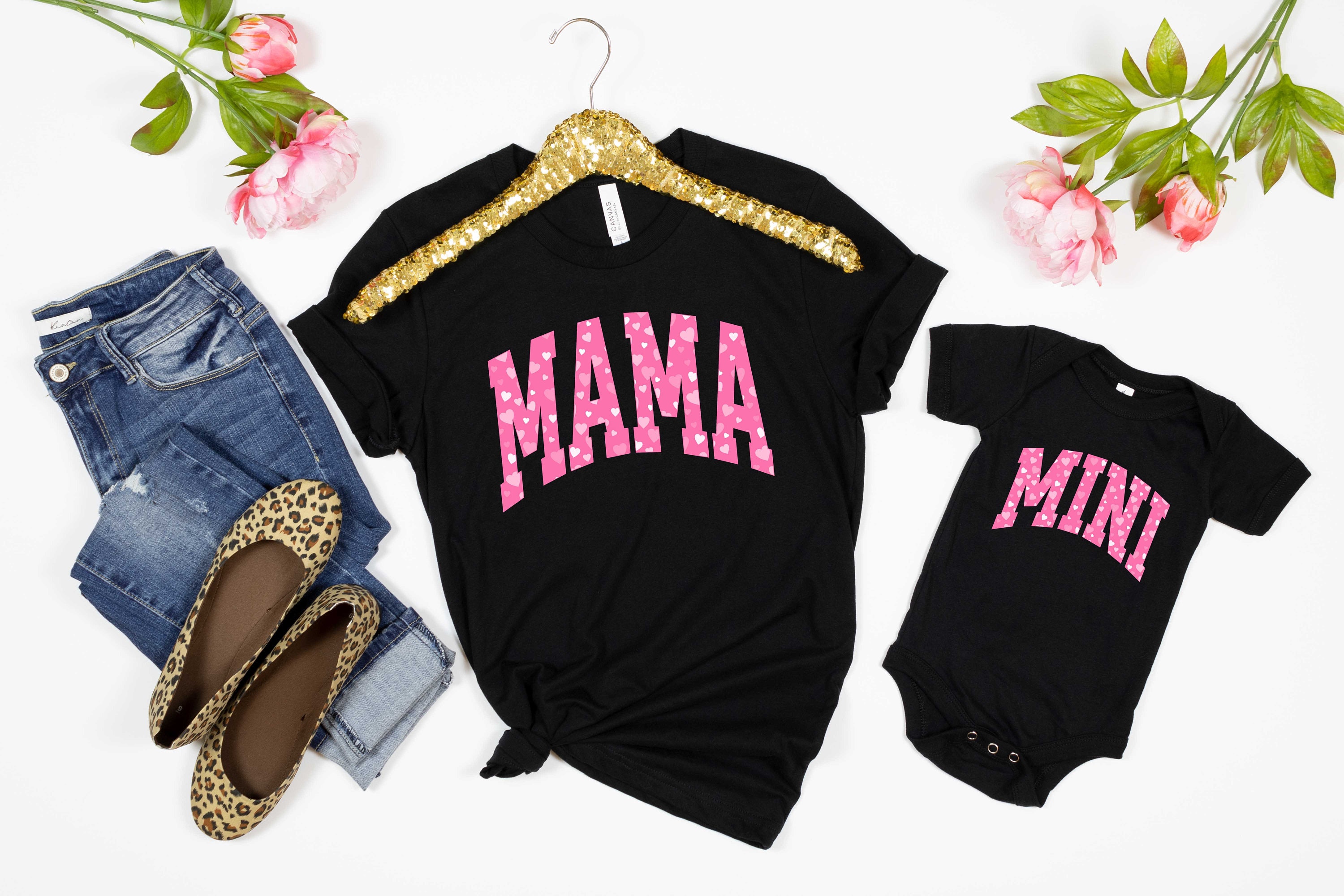 mama mini matching set for mother daughter shirts cute baby and mama shirt new mom gift idea for baby shower eed2w scaled