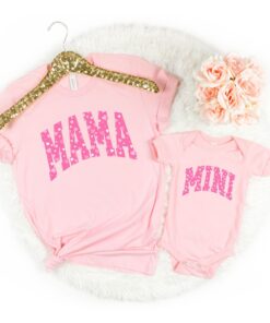 mama mini matching set for mother daughter shirts cute baby and mama shirt new mom gift idea for baby shower jpc6n