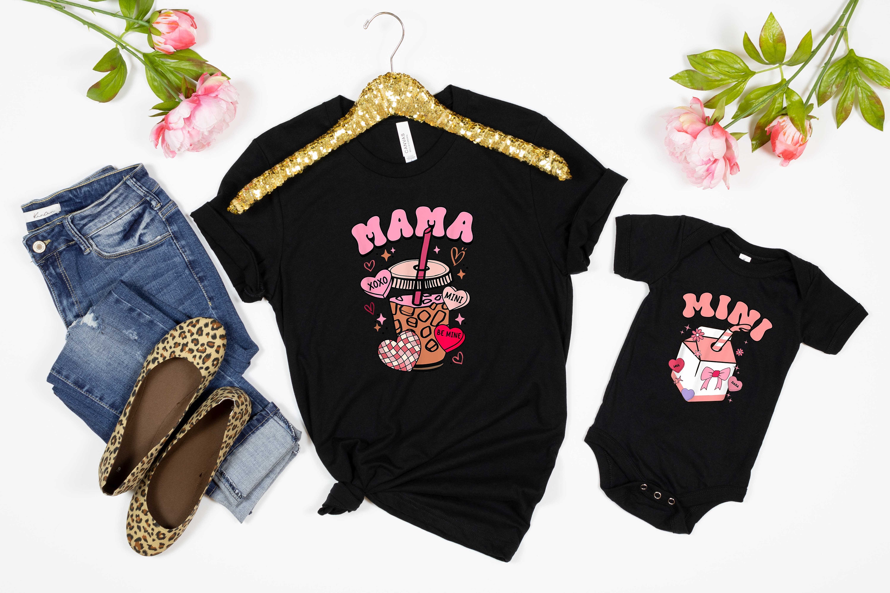 mama mini matching shirt for mom and daughter cute mother daughter outfits new mom shirt mama t shirt set xp7zc scaled