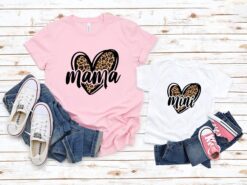 mama mini matching shirt for valentines day rainbow mama and mini shirts cute mom life apparel for mothers day 1ffh4
