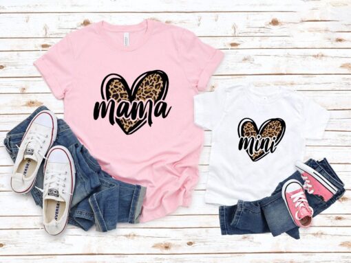 mama mini matching shirt for valentines day rainbow mama and mini shirts cute mom life apparel for mothers day 1ffh4