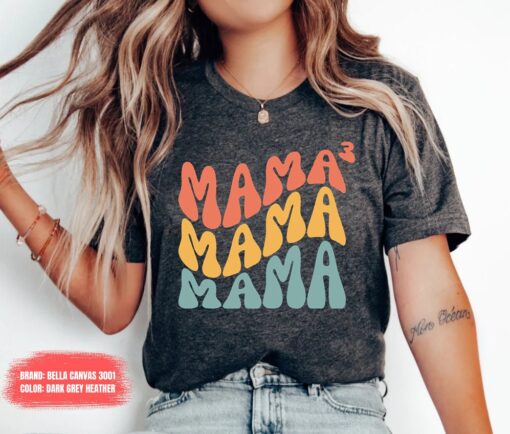 mama of three shirt for mothers day pregnancy announcement funny mom life t shirt best mom ever gift for new moms neiko