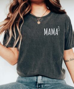 mama of three shirt funny mom shirt pregnancy announcement mothers day gift cute mom t shirt for new moms 1s4cr