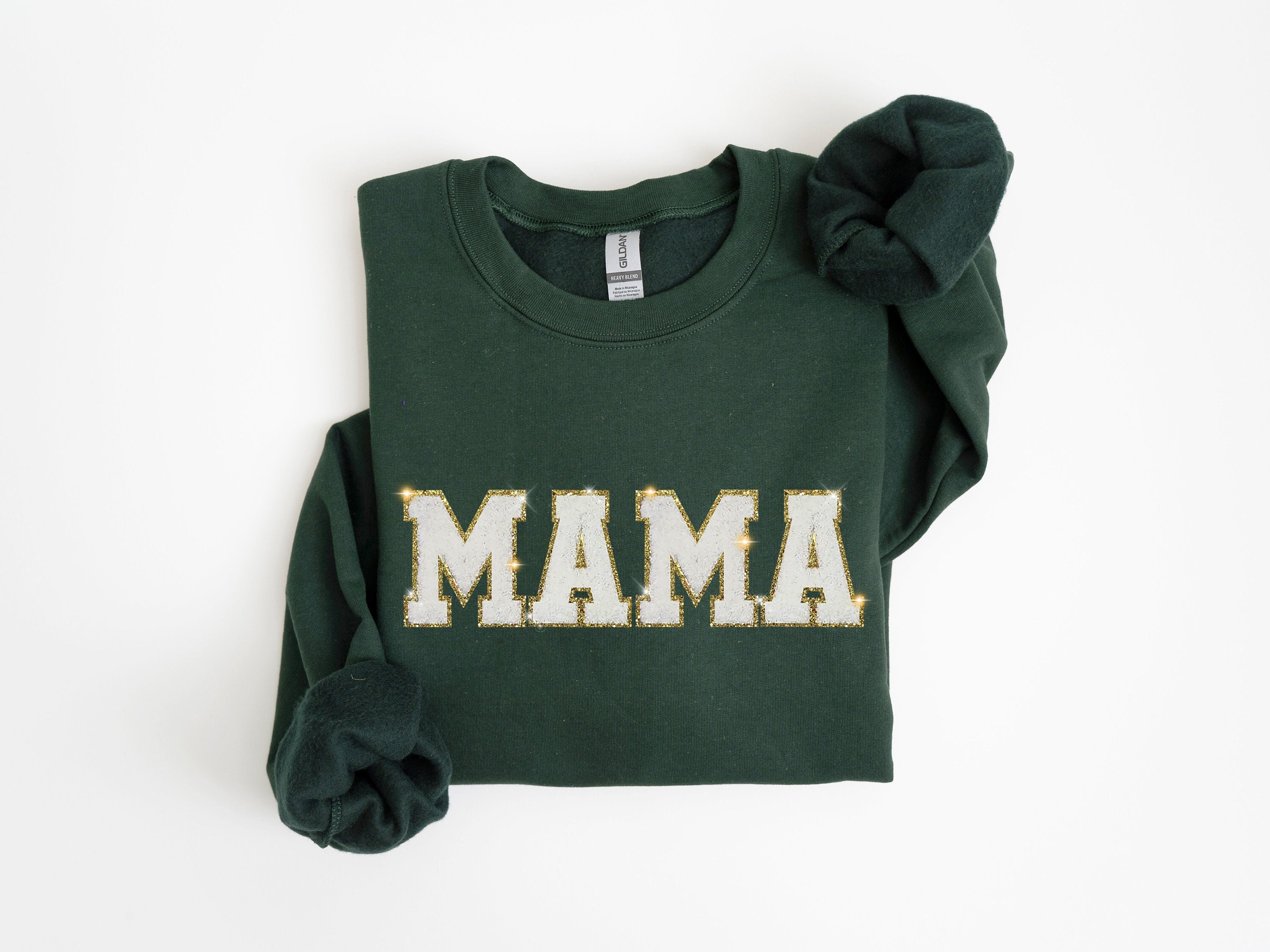 mama patch sweatshirt with embroidered design for mothers day cute mama to be hoodie white patch letter shirt rdax7 scaled