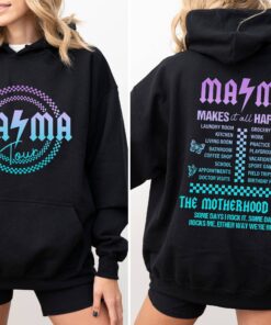 mama rock tour two sided hoodie for moms funny mom life shirt some days i rock it best mom ever apparel 7axuk