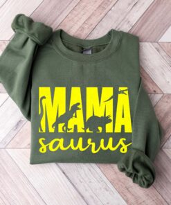 mama saurus sweatshirt for mom life funny mothers day gift unique dinosaur design perfect for mothers day and birthdays gzpsb