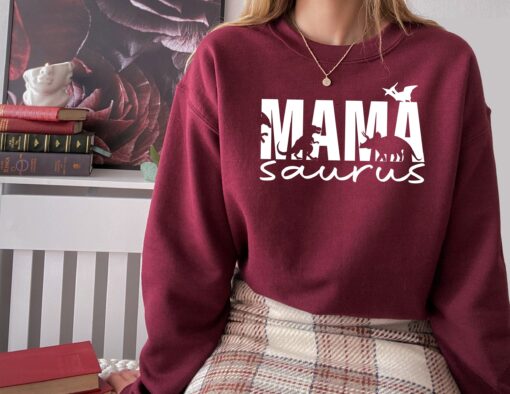 mama saurus sweatshirt for mom life funny mothers day shirt unique gift for moms dino lover apparel 8dhjj