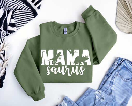 mama saurus sweatshirt for mom of boys funny mothers day shirt cute mom life apparel gift for moms n7ars
