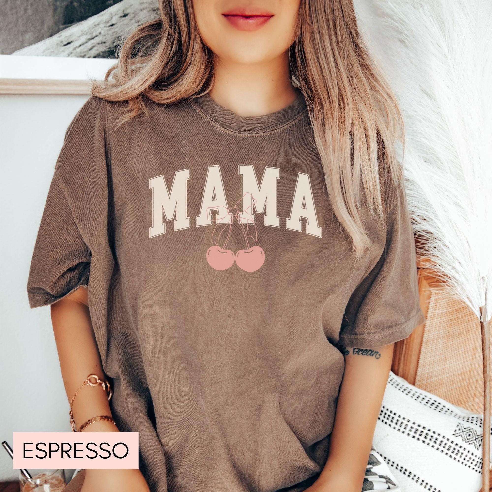 mama shirt comfort colors for mothers day birthday gift new mom pregnancy announcement cute mom t shirt gcbtz