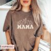Mama Shirt for Moms Comfort Colors Funny Mom T-Shirt Birthday Gift Mothers Day New Mom Baby Shower Pregnancy Tee