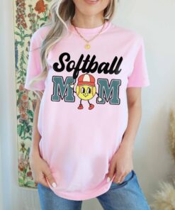 mama softball shirt for softball moms retro tee cute softball game shirt comfort colors perfect for softball season ndbqe