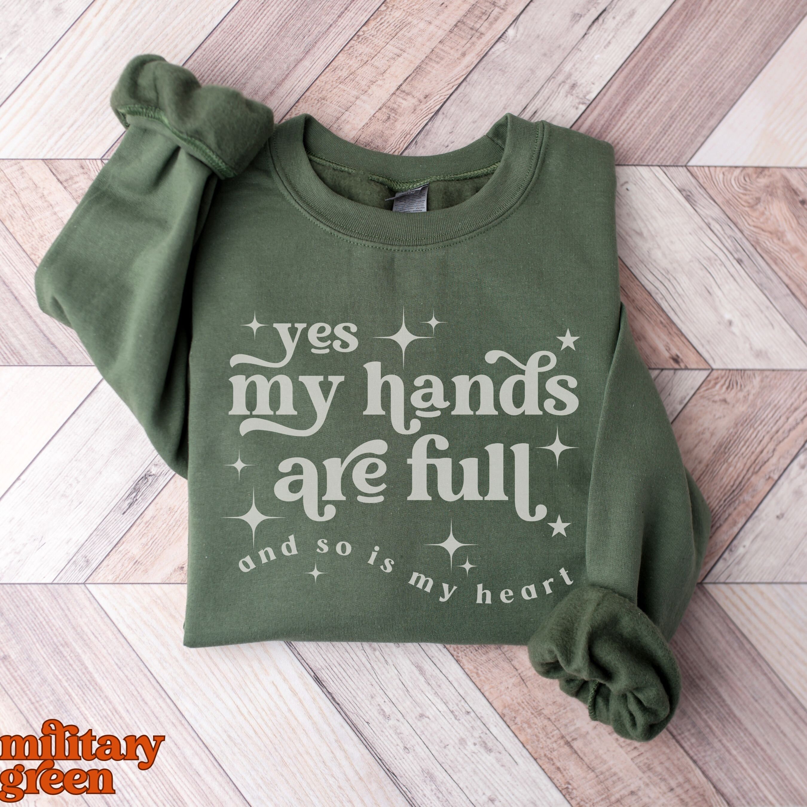 mama sweatshirt for mom of multiples crewneck funny mothers day gift for twin mama with full hands x3fqm scaled