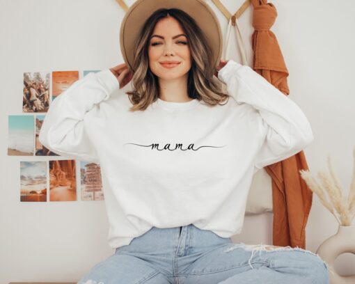 mama sweatshirt for new moms pregnancy announcement gift cute mama shirt personalized mom gift for christmas 7aqgd scaled