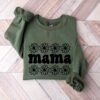 mama sweatshirt with wildflowers design for new moms personalized mothers day gift baby shower pregnancy gift est 2024 i4dqp scaled