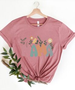 mama sweatshirt with wildflowers for new moms personalized gift for mothers day baby shower and pregnancy xsqhi