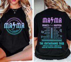 mama tour two sided shirt for moms funny motherhood shirt some days i rock it best mom ever t shirt wfkl1