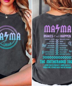 mama tour two sided shirt for moms funny motherhood shirt some days i rock it best mom ever t shirt yhpz7