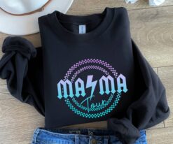 mama tour two sided sweatshirt funny mom shirt some days i rock it vintage mama life sweater for mothers day houxv