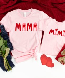 mama valentines shirt rainbow design matching mama and mimi shirts for moms and daughters unique gift idea lvksp