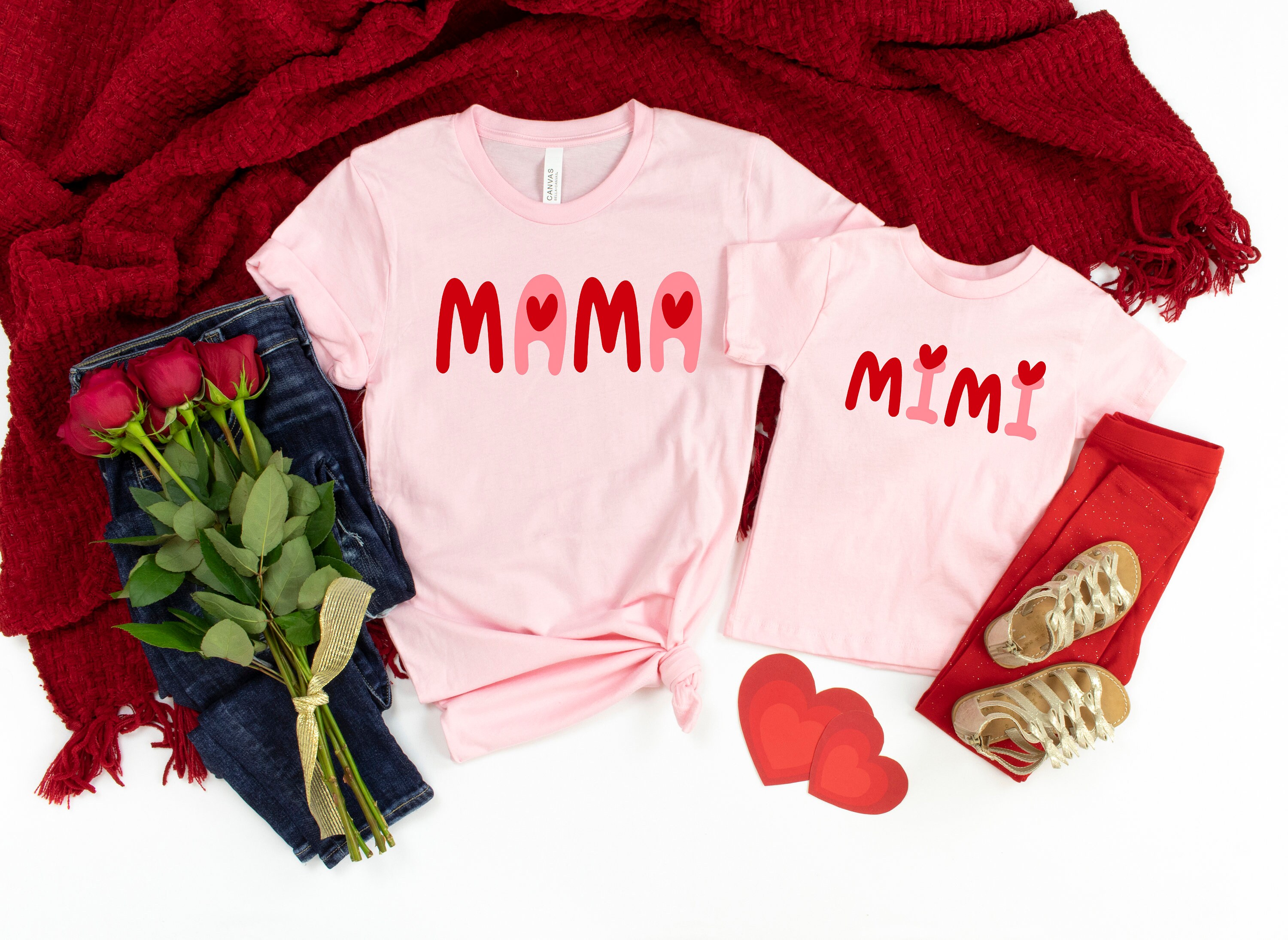 mama valentines shirt rainbow design matching mama and mimi shirts for moms and daughters unique gift idea lvksp scaled