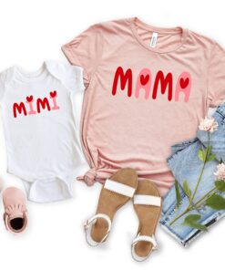 mama valentines shirt rainbow design matching mama and mimi shirts for moms and daughters unique gift idea zn54j