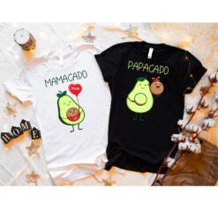 mamacado pregnancy announcement shirt for couples avocado t shirt cute baby shower gift unique couple shirt 2ty1z