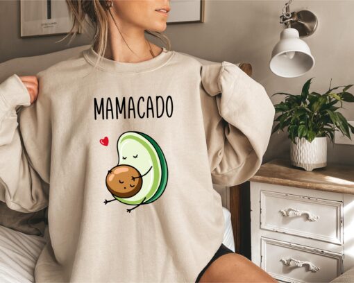 mamacado sweatshirt and hoodie for baby announcement new mom gift pregnancy reveal maternity shirt for baby shower