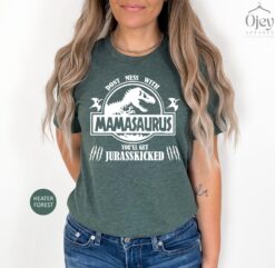 mamasaurus dinosaur mom shirt funny tee for mothers day unique gift for moms jurassic inspired t shirt etixc