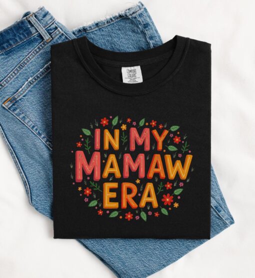 mamaw shirt retro groovy design for mothers day cool mamaw t shirt in my mamaw era vintage style tee 7cwqi