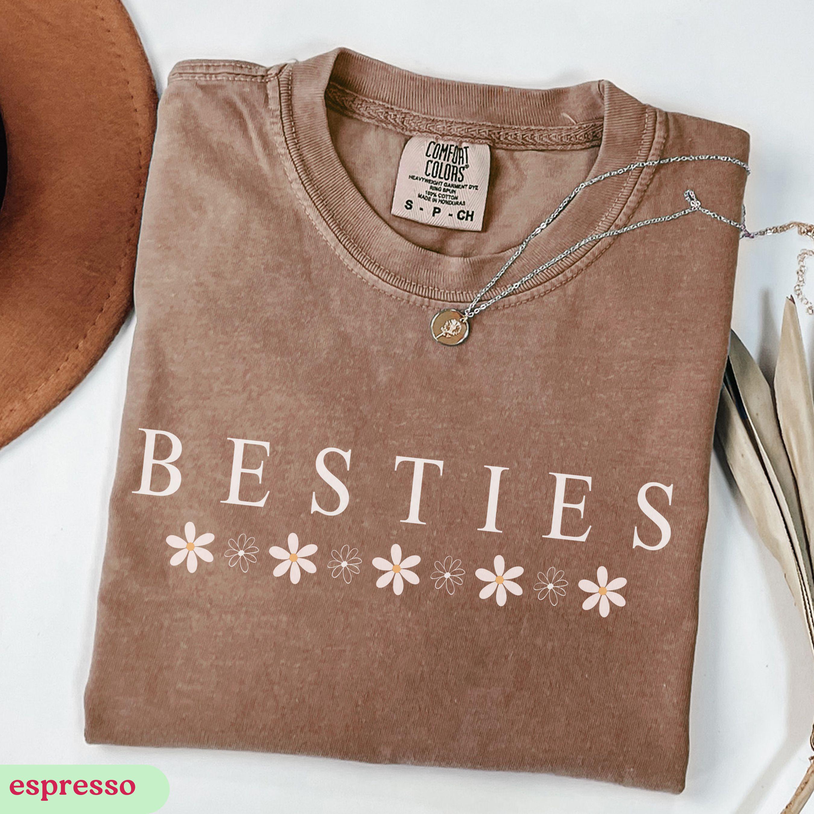 matching best friend shirts for girls weekend trip floral tee for besties soul sisters comfortable t shirts bbuap