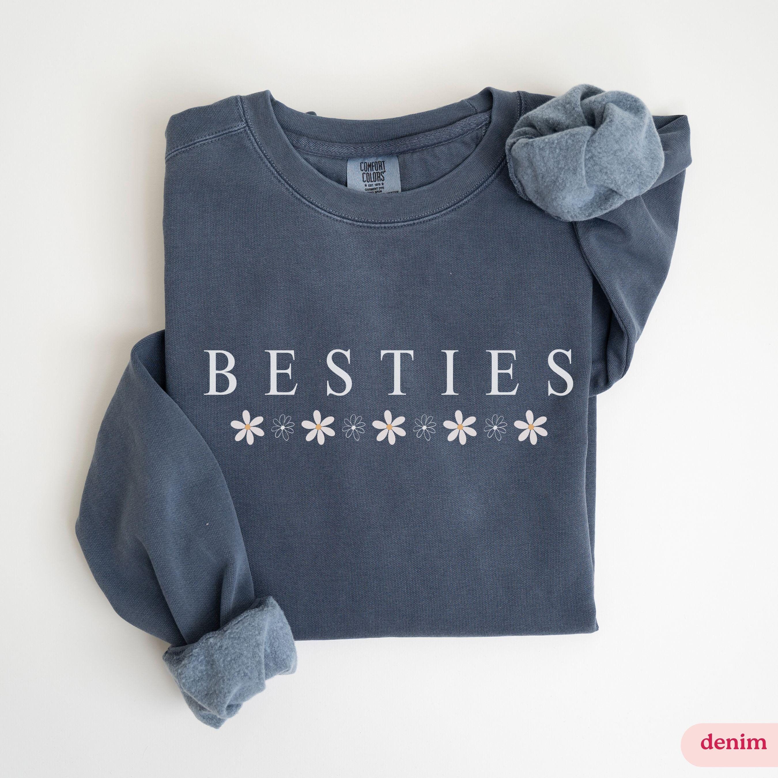 matching best friend sweatshirts for girls weekend trip comfort colors crewneck pullover gift for besties and soul sisters qsadb